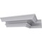 Ekena Millwork 3 3/8"H x 4 3/4"P x 5 7/8"F x 94 1/2"L Devon Smooth Crown Moulding MLD03X04X05DE - alternate 5